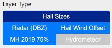 Select a layer to display on the map